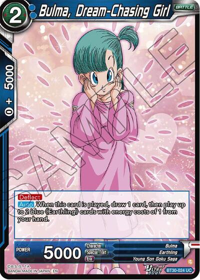 Bulma, Dream-Chasing Girl BT30-024