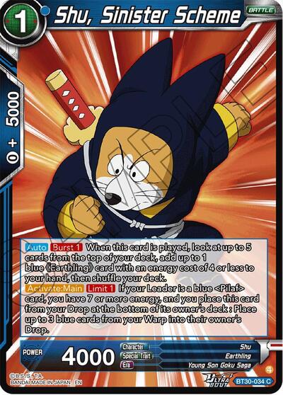 Shu, Sinister Scheme BT30-034