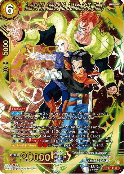 Android 17, Android 18, & Android 16, Trinity BT30-143