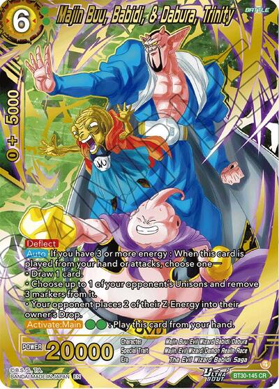 Majin Buu, Babidi, & Dabura, Trinity BT30-145