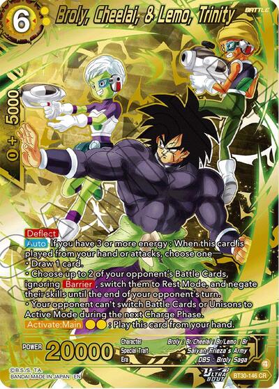 Broly, Cheelai, & Lemo, Trinity BT30-146