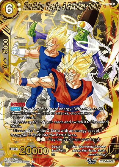 Son Goku, Vegeta, & Paikuhan, Trinity BT30-148