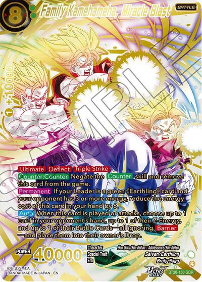 Family Kamehameha, Miracle Blast BT30-150