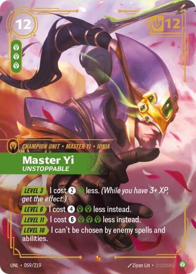 Master Yi, Unstoppable 059/219