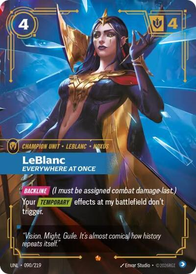 Leblanc, Everywhere at Once 090/219
