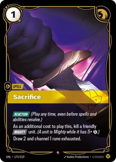 Sacrifice 173/219