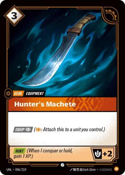 Hunter's Machete 096/219