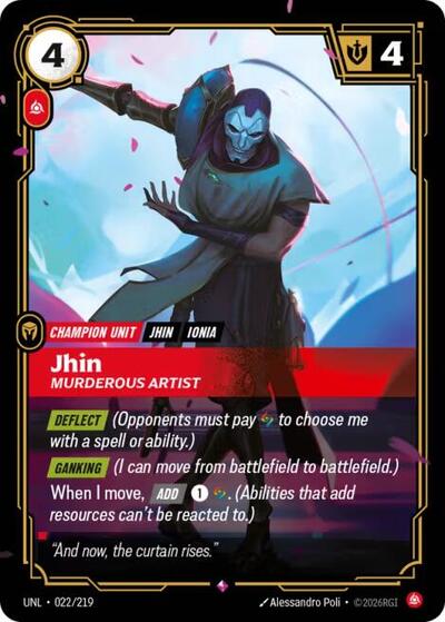 Jhin, Murderous Artist 022/219