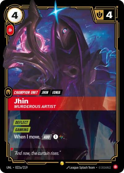Jhin, Murderous Artist 022a/219