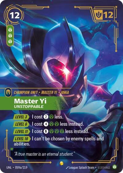 Master Yi, Unstoppable 059a/219