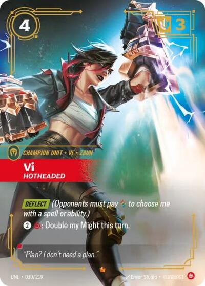 Vi, Hotheaded 030/219