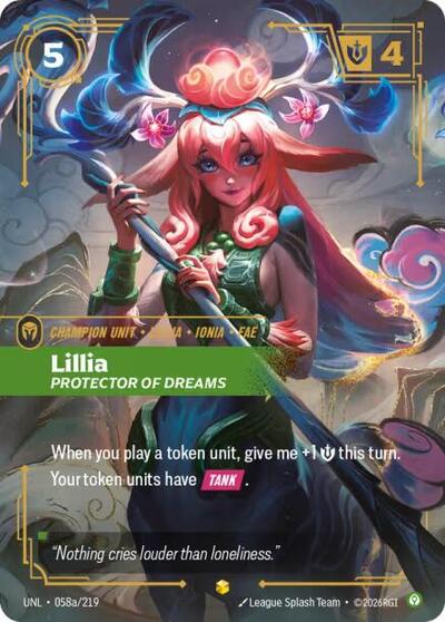 Lillia, Protector of Dreams 058a/219