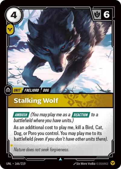 Stalking Wolf 166/219