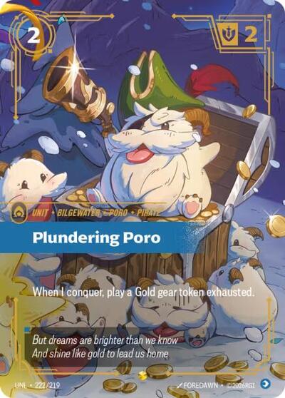 Plundering Poro 222/219