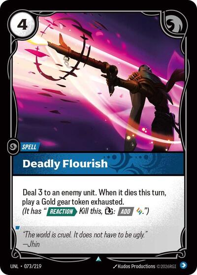 Deadly Flourish 073/219