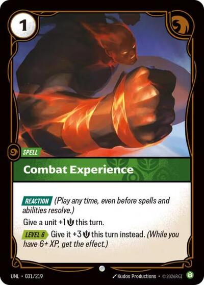 Combat Experience 031/219 — Unleashed