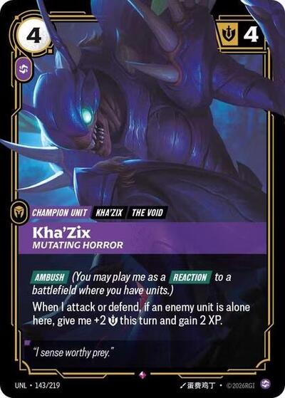 Kha'Zix, Mutating Horror 143/219