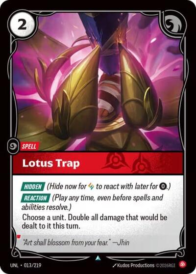 Lotus Trap 013/219