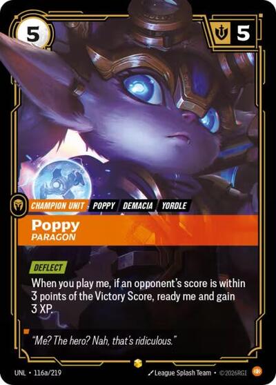 Poppy, Paragon 116a/219
