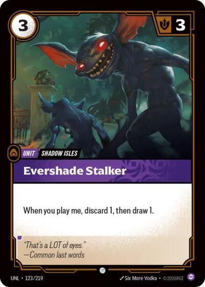 Evershade Stalker 123/219 — Unleashed