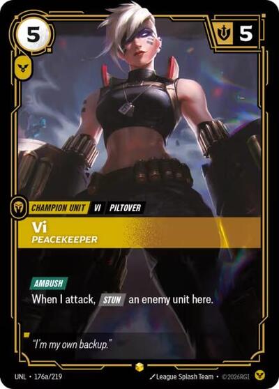 Vi, Peacekeeper 176a/219