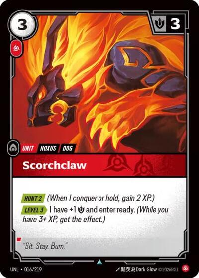 Scorchclaw 016/219