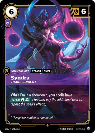 Syndra, Transcendent 146/219