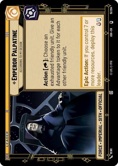 Emperor Palpatine, According to My Design 