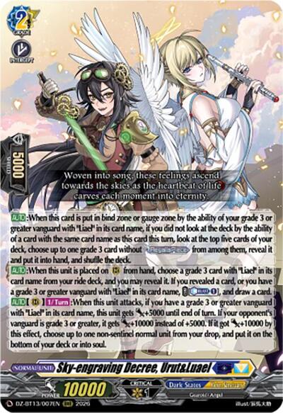 Sky-engraving Decree, Urut&Luael [D-Format] DZ-BT13/007EN