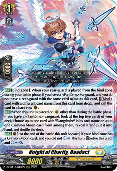 Knight of Charity, Baadact [D-Format] DZ-BT13/013EN