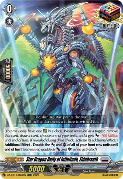 Star Dragon Deity of Infinitude, Eldobreath [D Format] DZ-BT13/023EN