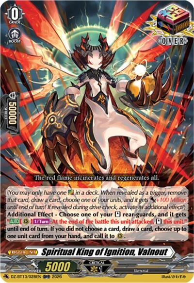 Spiritual King of Ignition, Valnout [D-Format] DZ-BT13/028EN