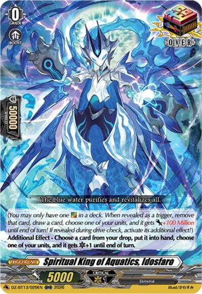 Spiritual King of Aquatics, Idosfaro [D-Format] DZ-BT13/029EN