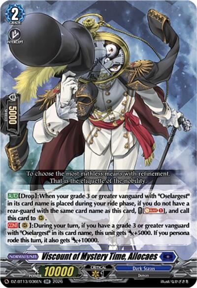 Viscount of Mystery Time, Allocaes [D-Format] DZ-BT13/036EN