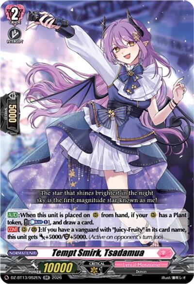 Tempt Smirk, Tsadamua [D-Format] DZ-BT13/052EN