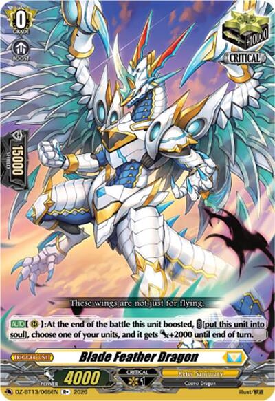 Blade Feather Dragon [D Format] DZ-BT13/065EN