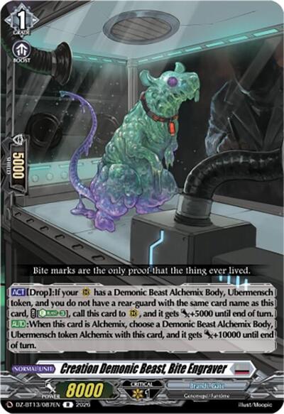 Creation Demonic Beast, Bite Engraver [D-Format] DZ-BT13/087EN