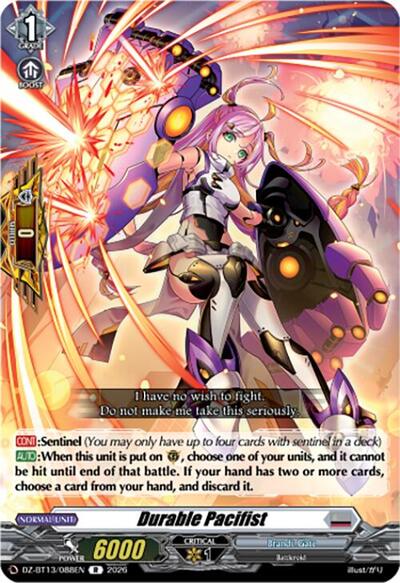 Durable Pacifist [D-Format] DZ-BT13/088EN