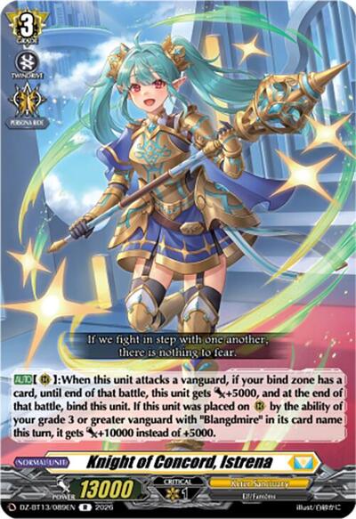 Knight of Concord, Istrena [D-Format] DZ-BT13/089EN