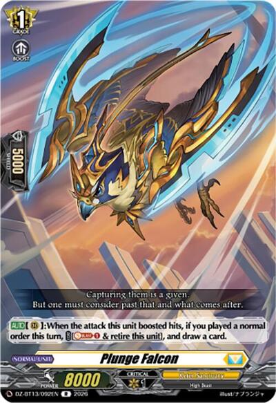 Plunge Falcon [D-Format] DZ-BT13/092EN