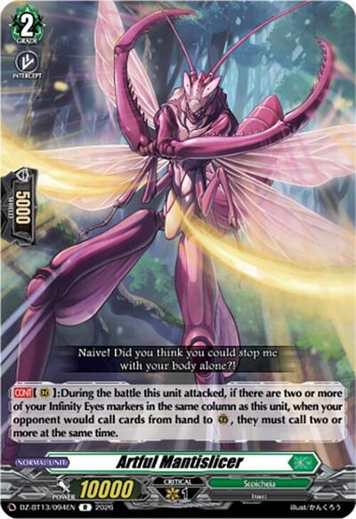 Artful Mantislicer [D-Format] DZ-BT13/094EN