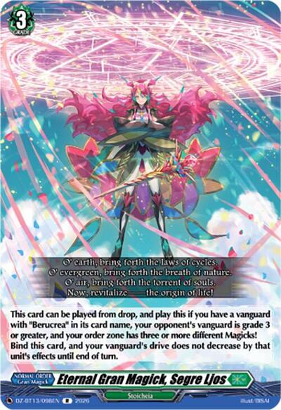 Eternal Gran Magick, Segre Ljos [D-Format] DZ-BT13/098EN