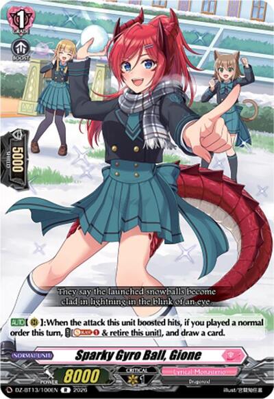 Sparky Gyro Ball, Gione [D-Format] DZ-BT13/100EN