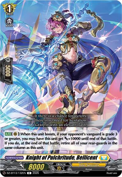 Knight of Pulchritude, Bellicent [D-Format] DZ-BT13/132EN