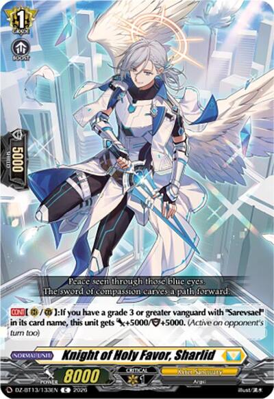 Knight of Holy Favor, Sharlid [D-Format] DZ-BT13/133EN