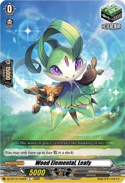 Wood Elemental, Leafy [D-Format] DZ-BT13/154EN