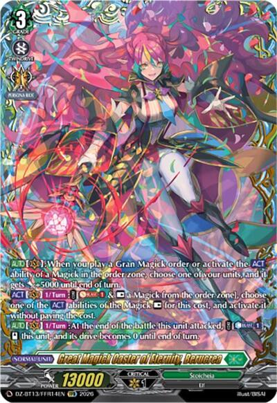 Great Magick Caster of Eternity, Berucrea [D-Format] DZ-BT13/FFR14EN
