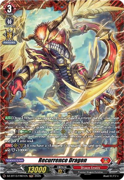 Recurrence Dragon [D-Format] DZ-BT13/FR01EN