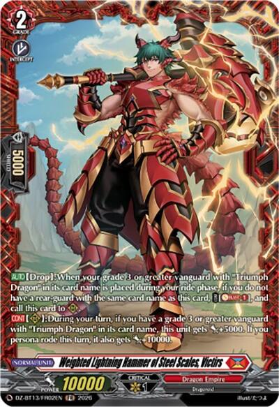 Weighted Lightning Hammer of Steel Scales, Victirs [D-Format] DZ-BT13/FR02EN