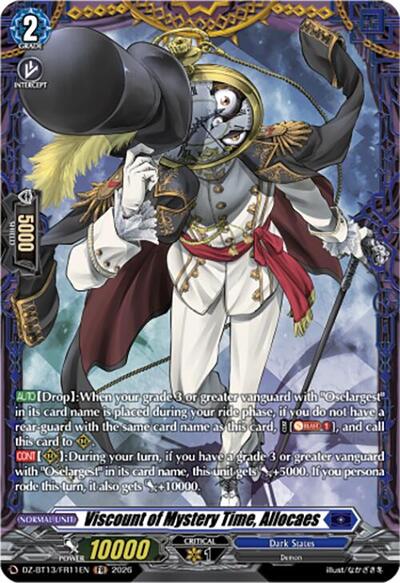 Viscount of Mystery Time, Allocaes [D-Format] DZ-BT13/FR11EN